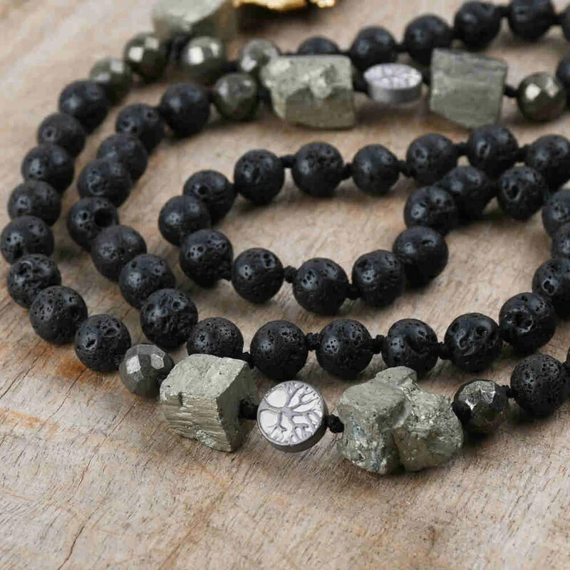 Natural Lava Rock Obsidian Arrow Charm Necklace Healing Protection Spiritual Jew