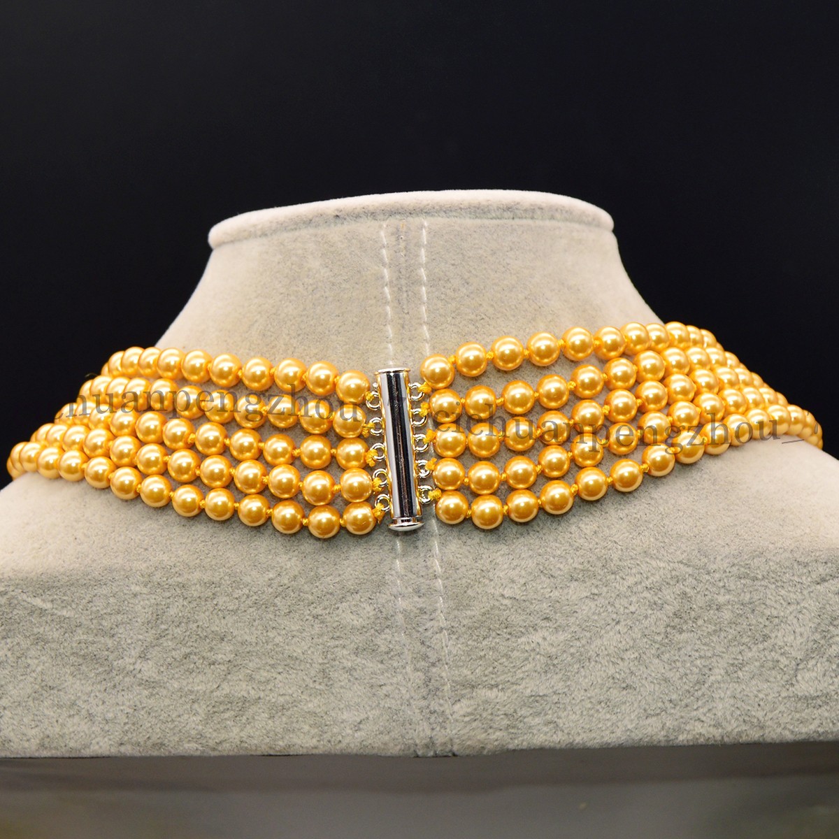 Fashion Jewelry 8/10mm Gemstone Round Beads Tortoise Pendant Necklace 18”