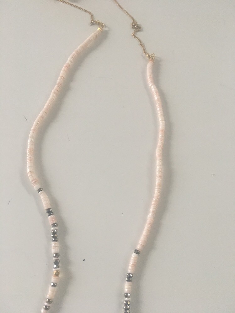 Chan Luu NWT Sterling Silver 18ktGP 32″ pink Mix Semiprecious Stone Necklace