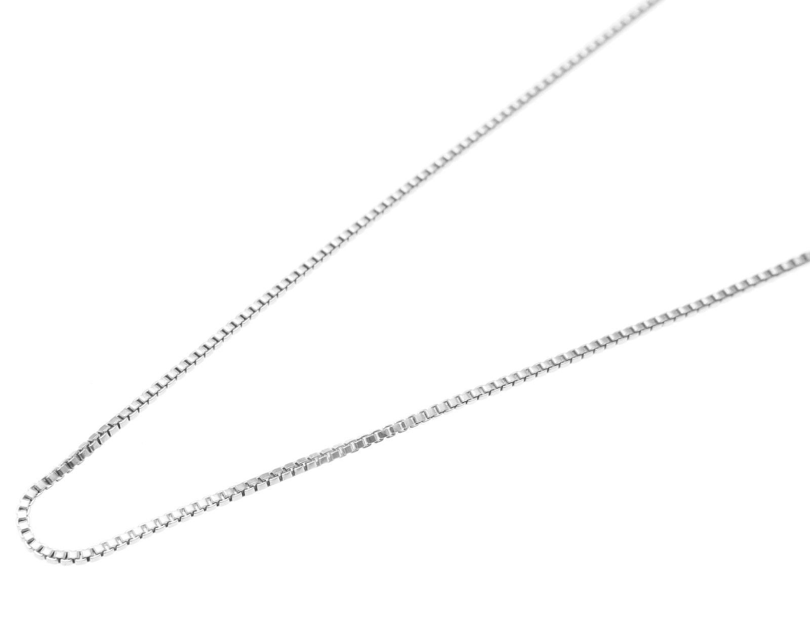 Sterling Silver 925 Italian 1mm Box Chain Necklace 16″ 18″ 20″ 22″ 24″