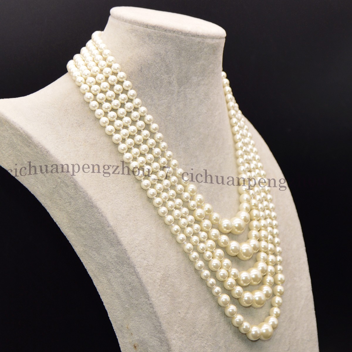 Fashion Jewelry 8/10mm Gemstone Round Beads Tortoise Pendant Necklace 18”