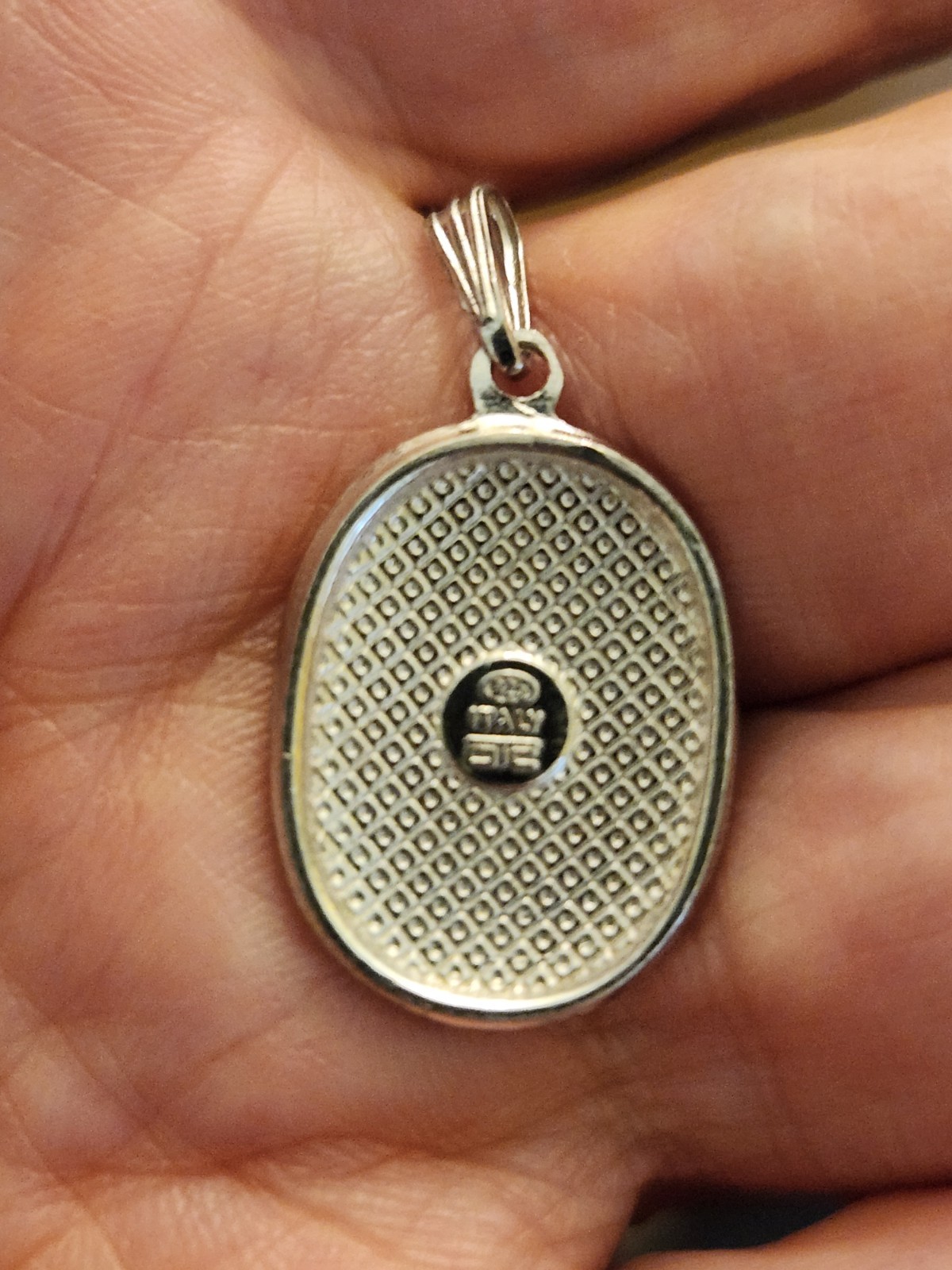 Mother and A child New Pendant Made in 925 Sterling silver Length 32mm