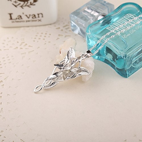 Arwen Evenstar Necklace – Lord of the Rings Pendant Jewelry for Women
