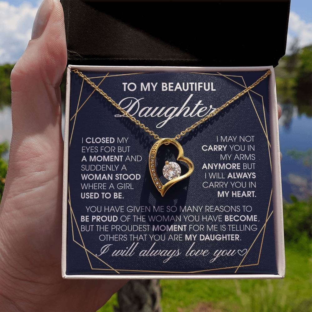 My Daughter, Daughter Necklace Jewelry, Gift For Daughter From Dad