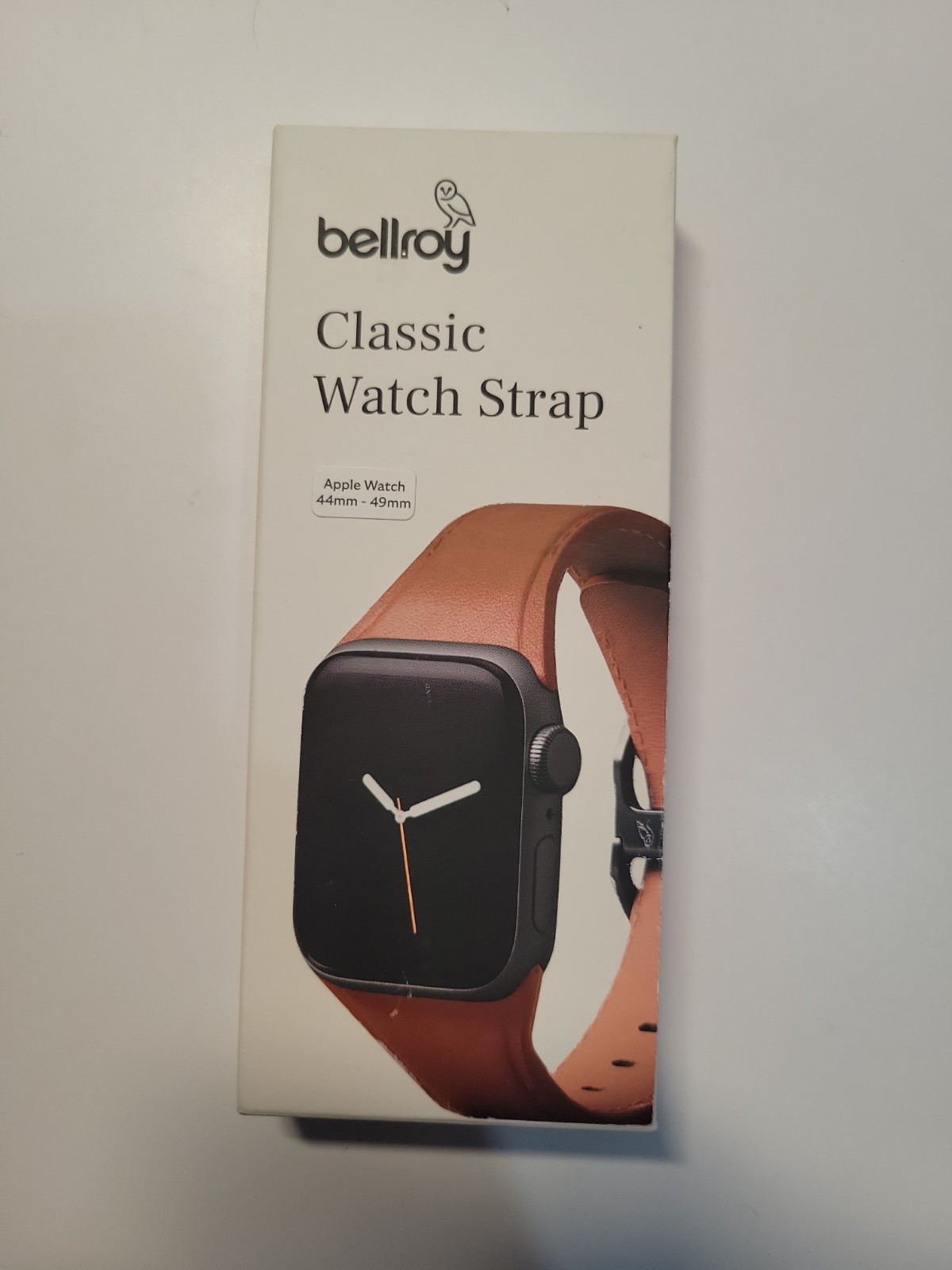 Apple Watch Strap 44-49mm Classic Band Terracotta Bellroy TCWB-TER 135