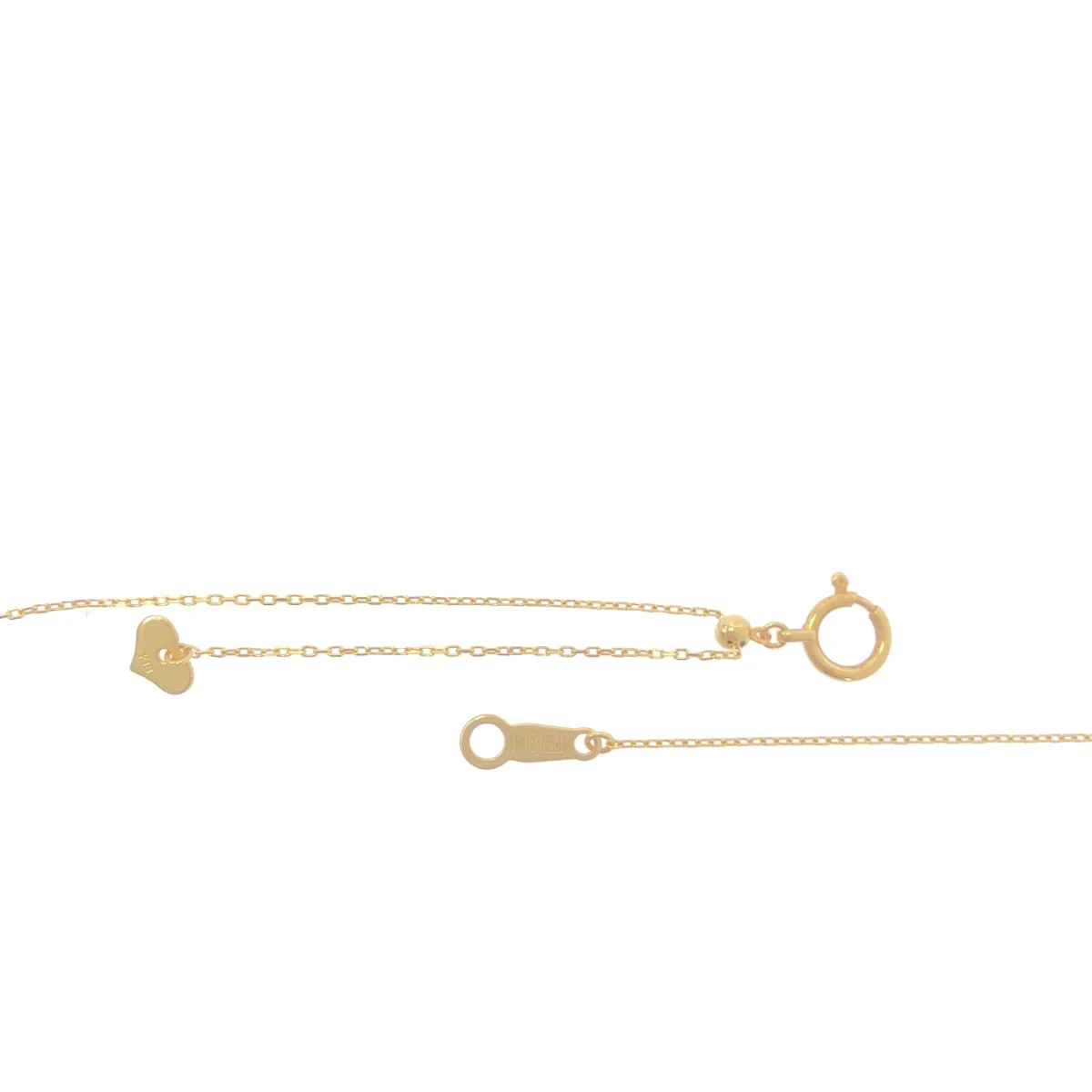 LK Salon Lab Glow Diamond Necklace Gold Womens Used