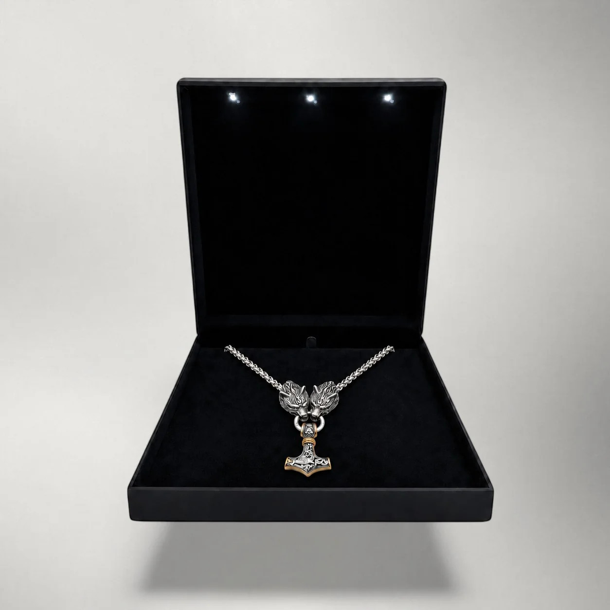 Mjölnir Pendant Necklace Stainless Steel