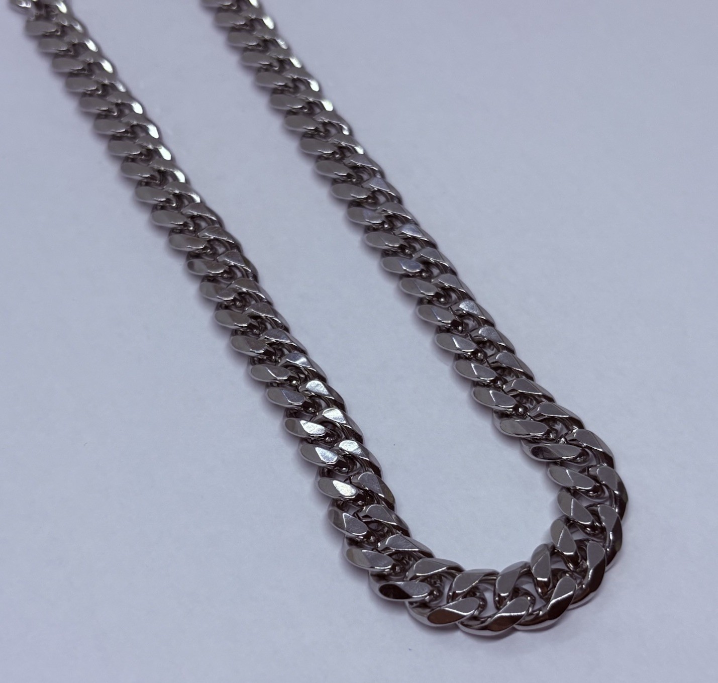 Men’s Stainless Steel Silver Chain Link Necklace 9mm 20” Lobster Clasp Fashion 7