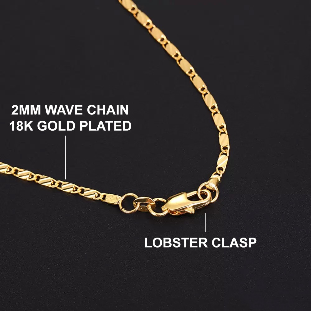 925 Sterling Silver 2MM Italian Flat Mariner Link Chain Necklace, Anchor, Gift