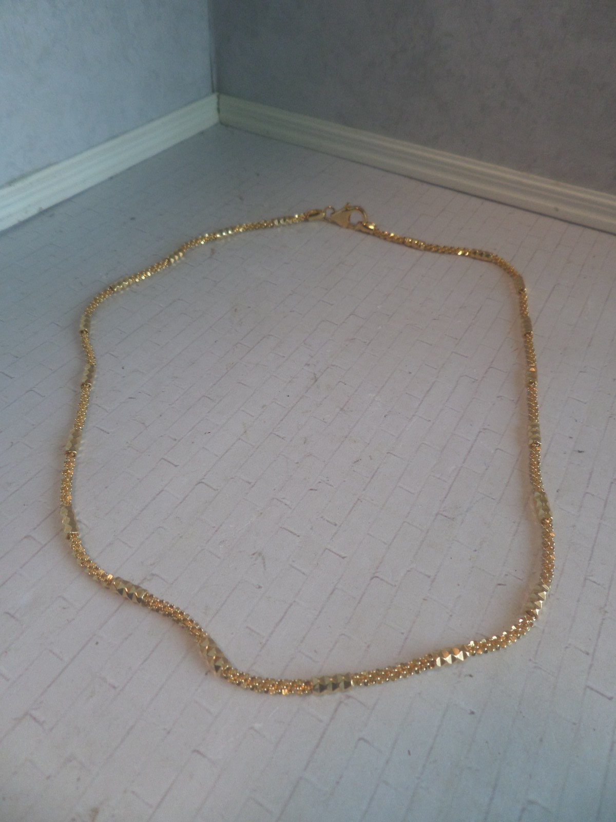 BRONZE MILOR GOLD TONE CHAIN NECKLACE