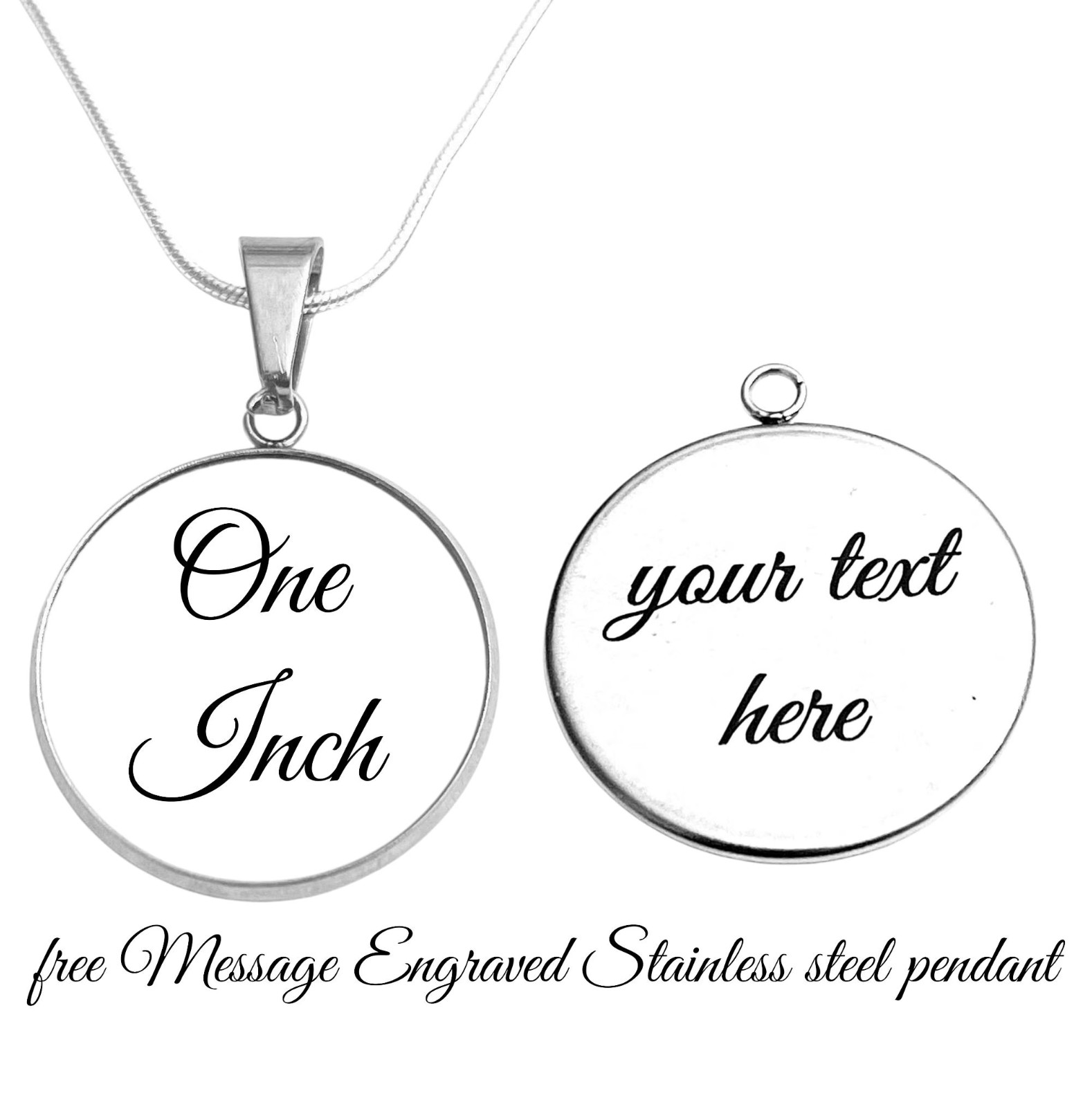 VIRGIN MARY Art Print S. Steel Necklace Free Engraved message on back