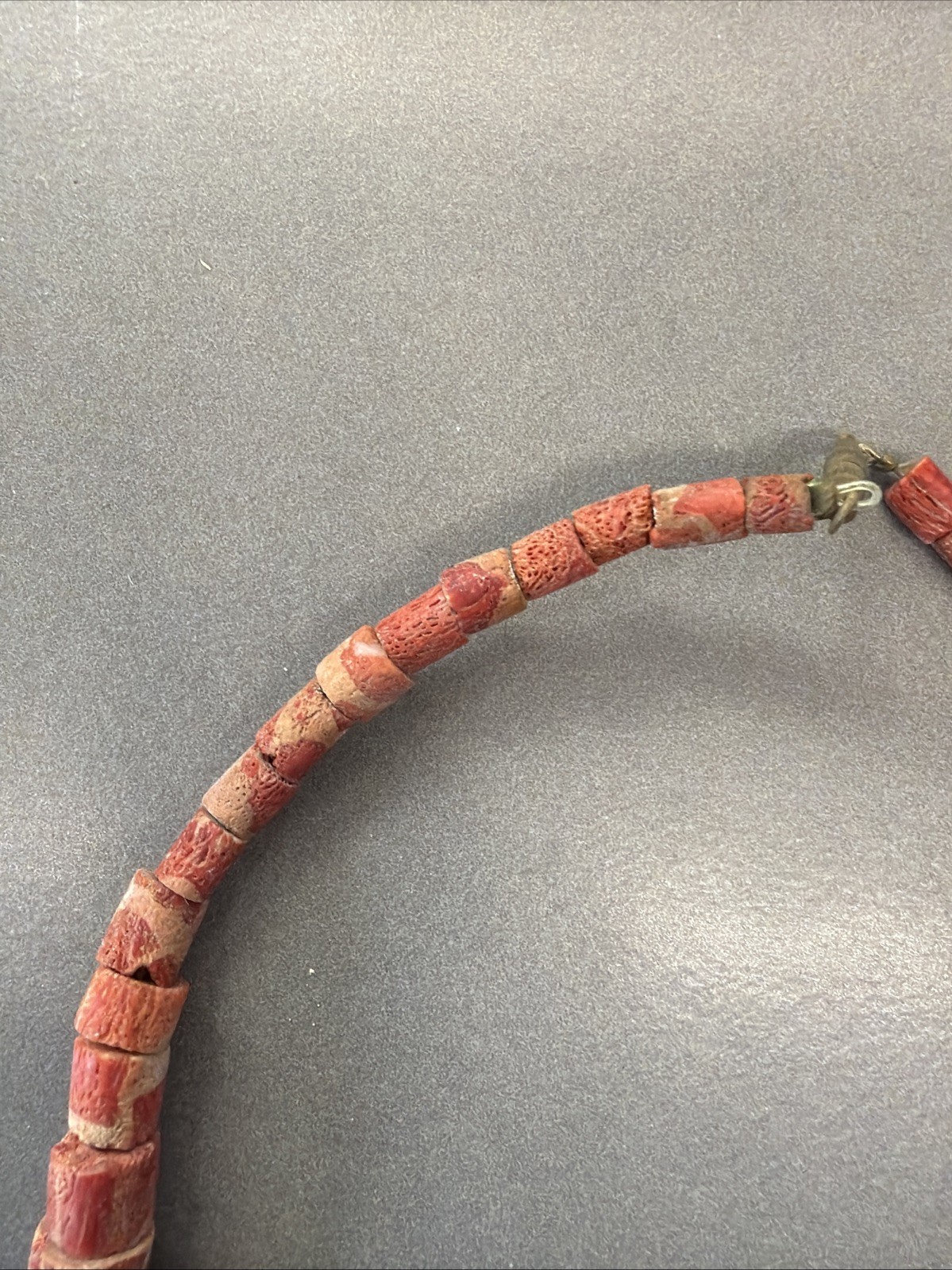 Jw1 Lava Rock, Turquoise, & Wood Beaded Necklace D133