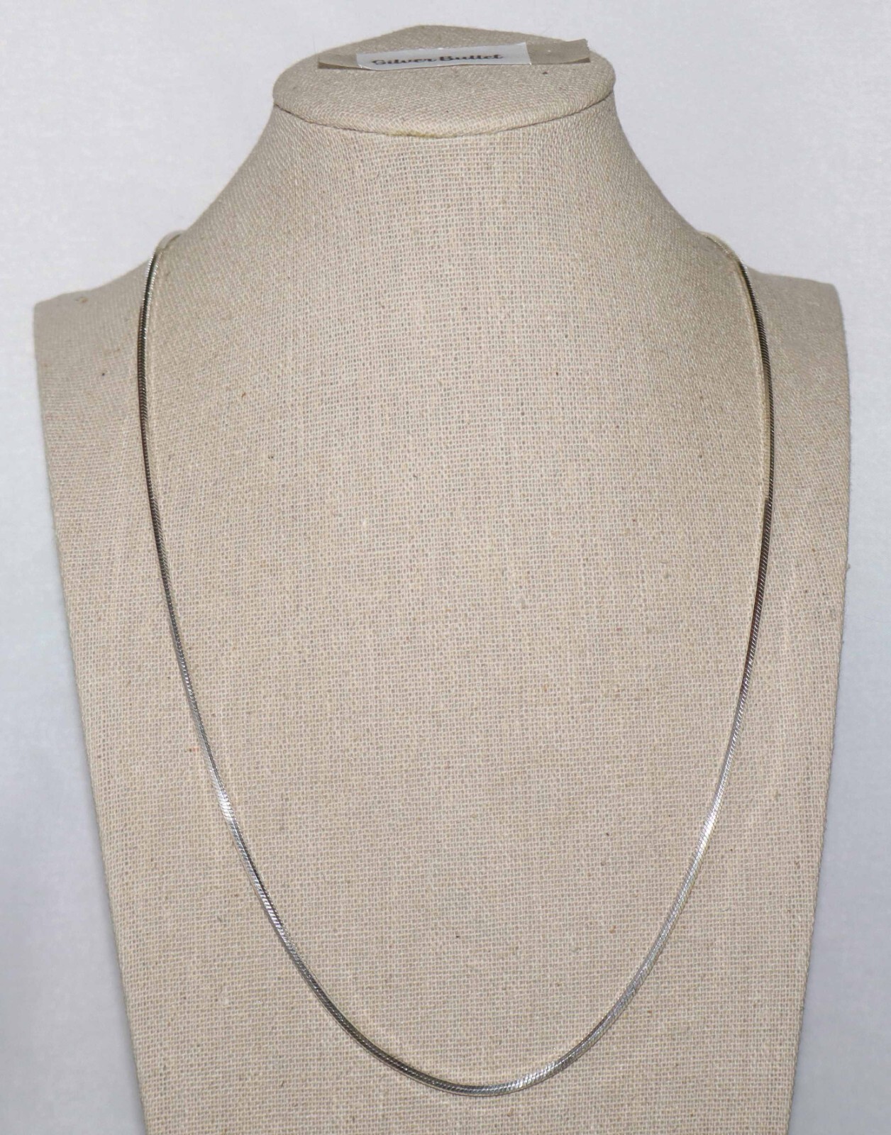 Silpada Sterling Silver Rare HTF 24 inch 8 Sided Octagon Chain Necklace N0405