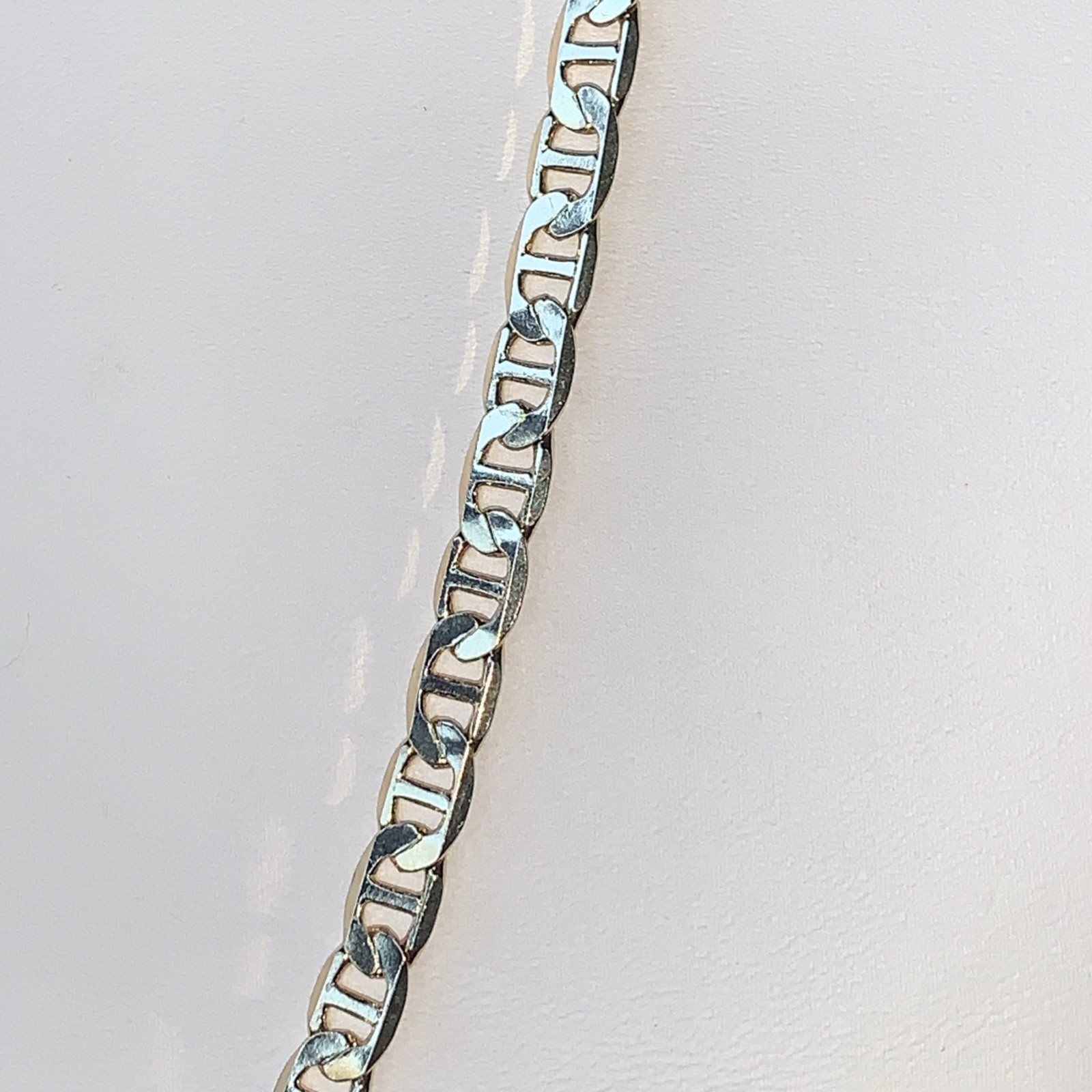 New 18in 6.5 Mm Mariner Anchor GucciStyle 18k Gold Filled Chain