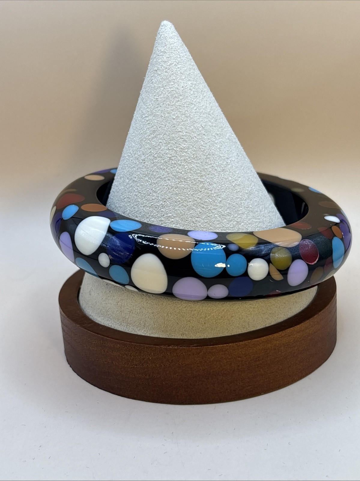 Sobral Jackie Brazil Party Mix Multi-Colour Dots Bangle Statement Piece