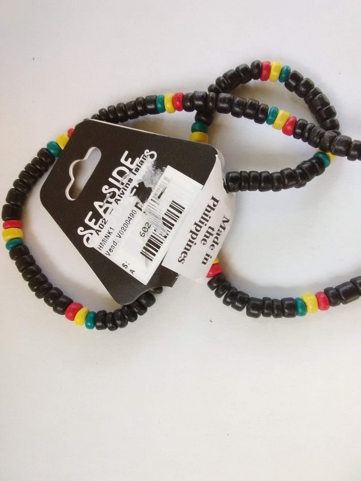 Turtle Limpet Rasta Necklace Coconut Ethnic Tribal Unisex 18″ USA Seller New