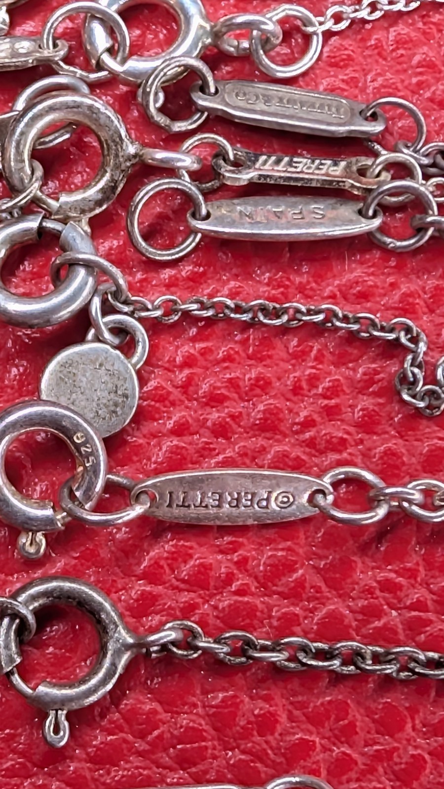 20-24 Designer Stamp .925 Silver Broken Chains