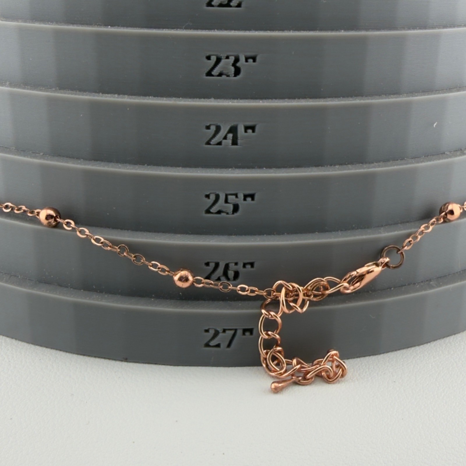 Fox Pendant Perfume Bottle Necklace Rose Gold Pink Crystals