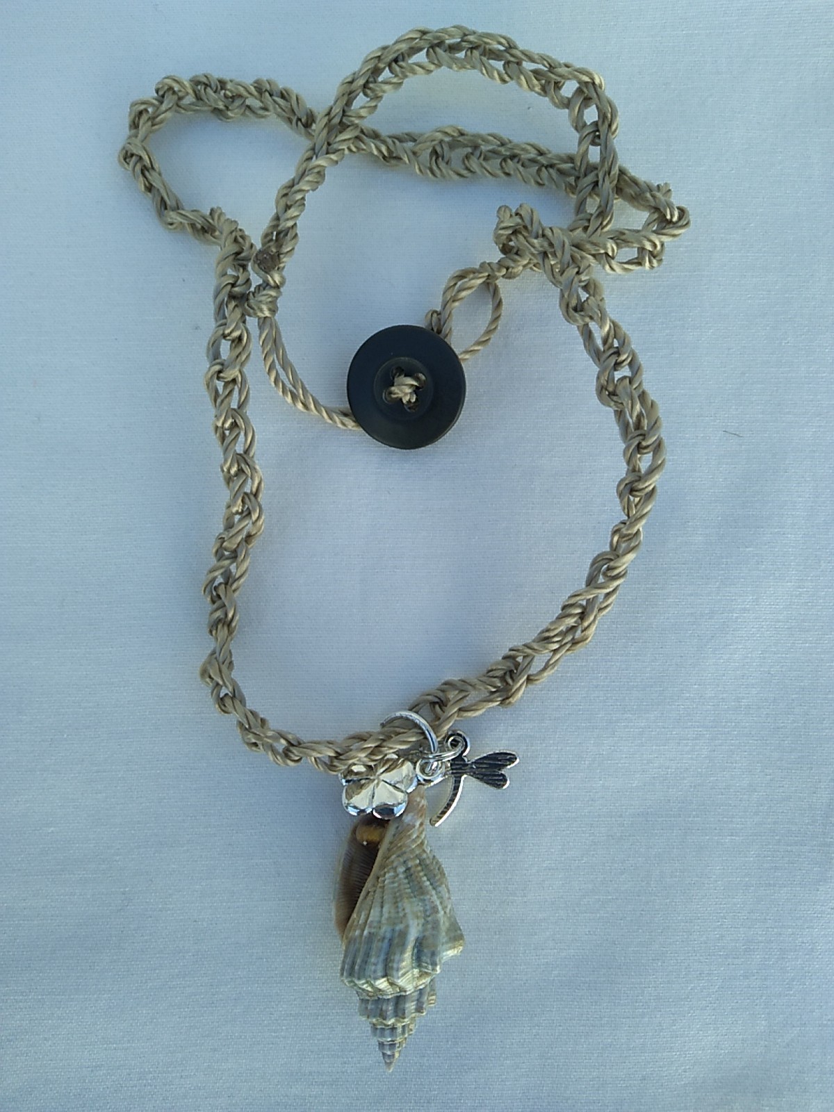 Boho Seashell Pendant Necklace 22″ Women’s Jewelry USA Seller Gift