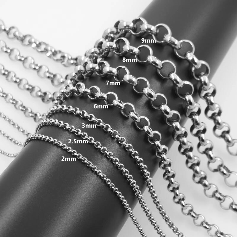 Stainless Steel 16 Inch 2 mm Ball Tiny Rolo Neck Chain Necklace