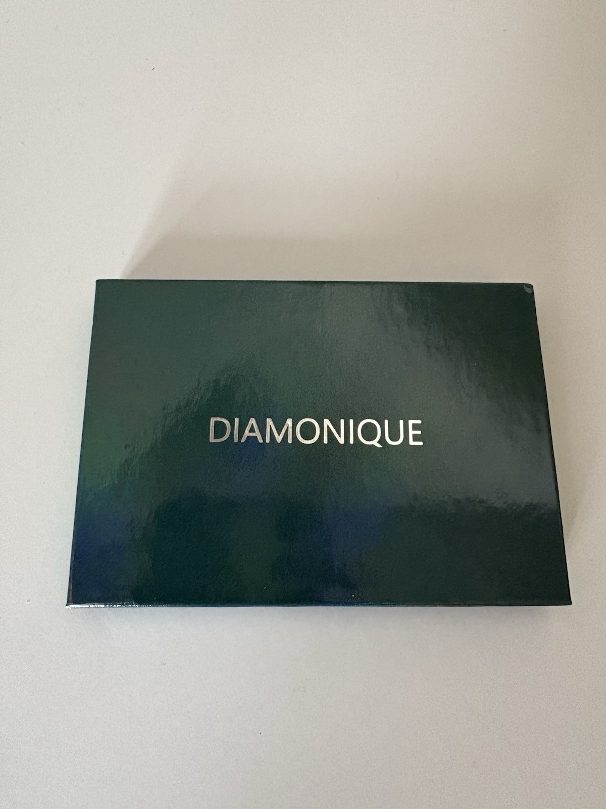 Diamonique by Jennifer Miller Green Heart Necklace CZ Sterling Silver Brand New