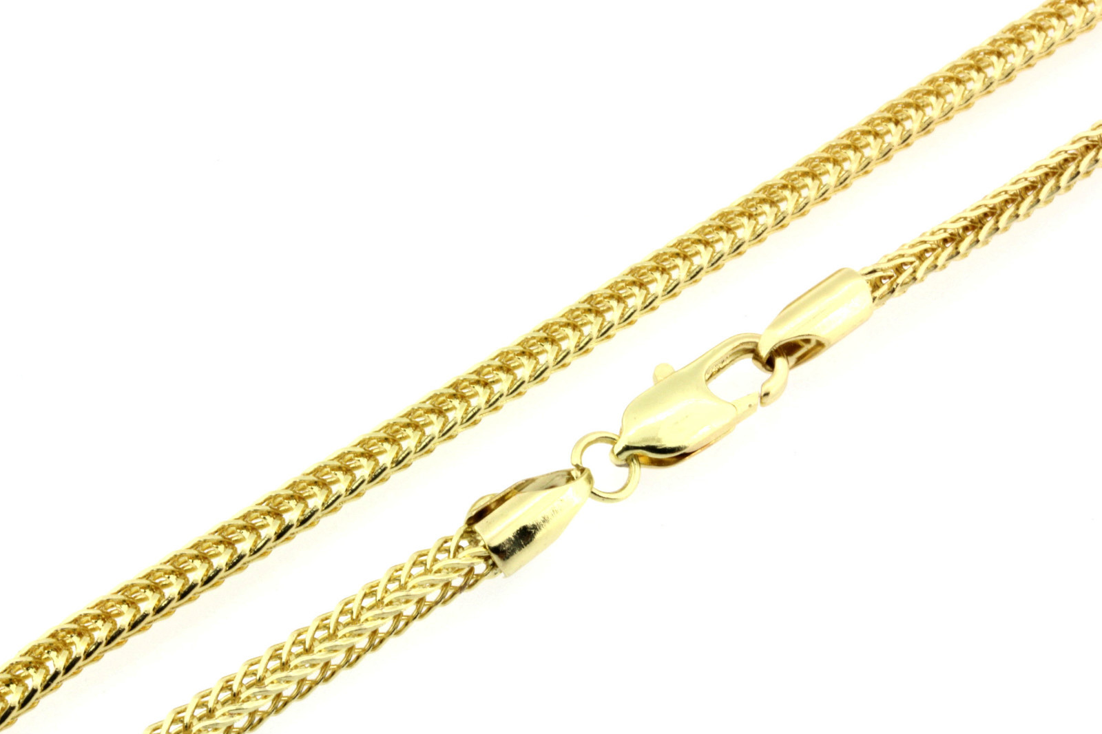 Mens 24″ Inch Gold Plated Finished 3mm Franco Chain Necklace Hip-Hop Chain $9.99