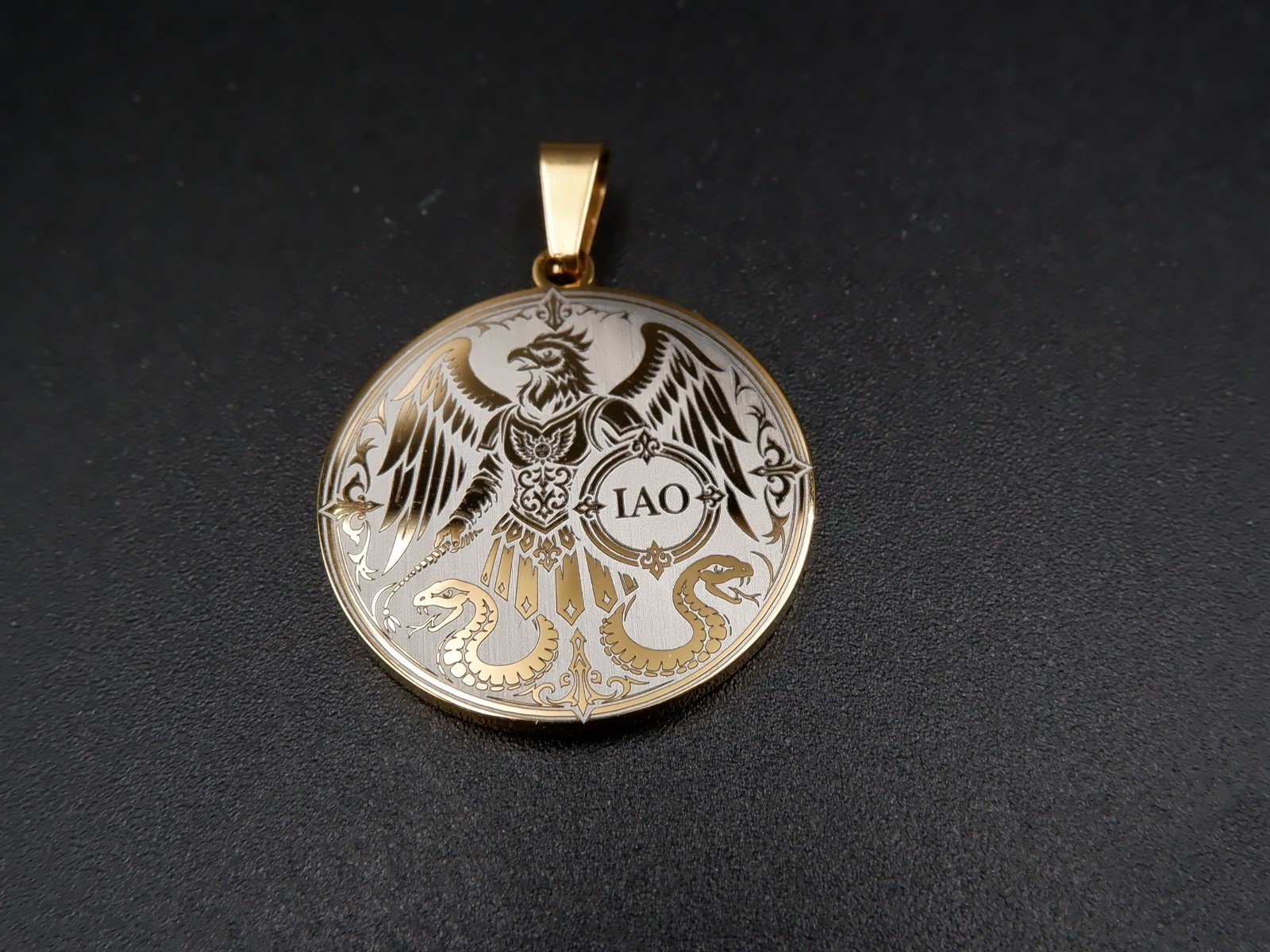 Abraxas Sigil Necklace Pendant Gnostic Occult Protection Amulet Jewelry P2