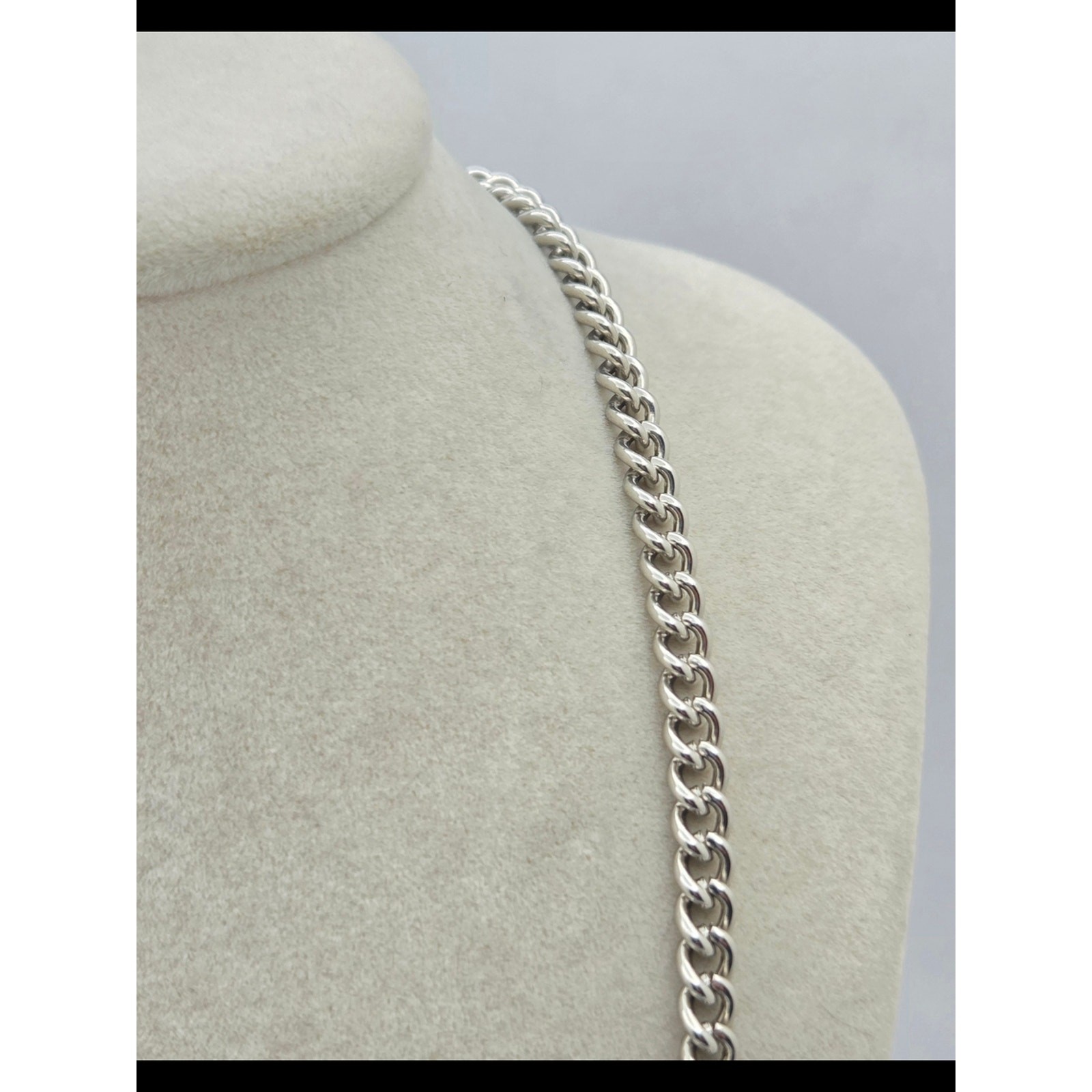 Vintage Inspired Silver Filigree Flower Faux Pearl Bib Statement Necklace 22″