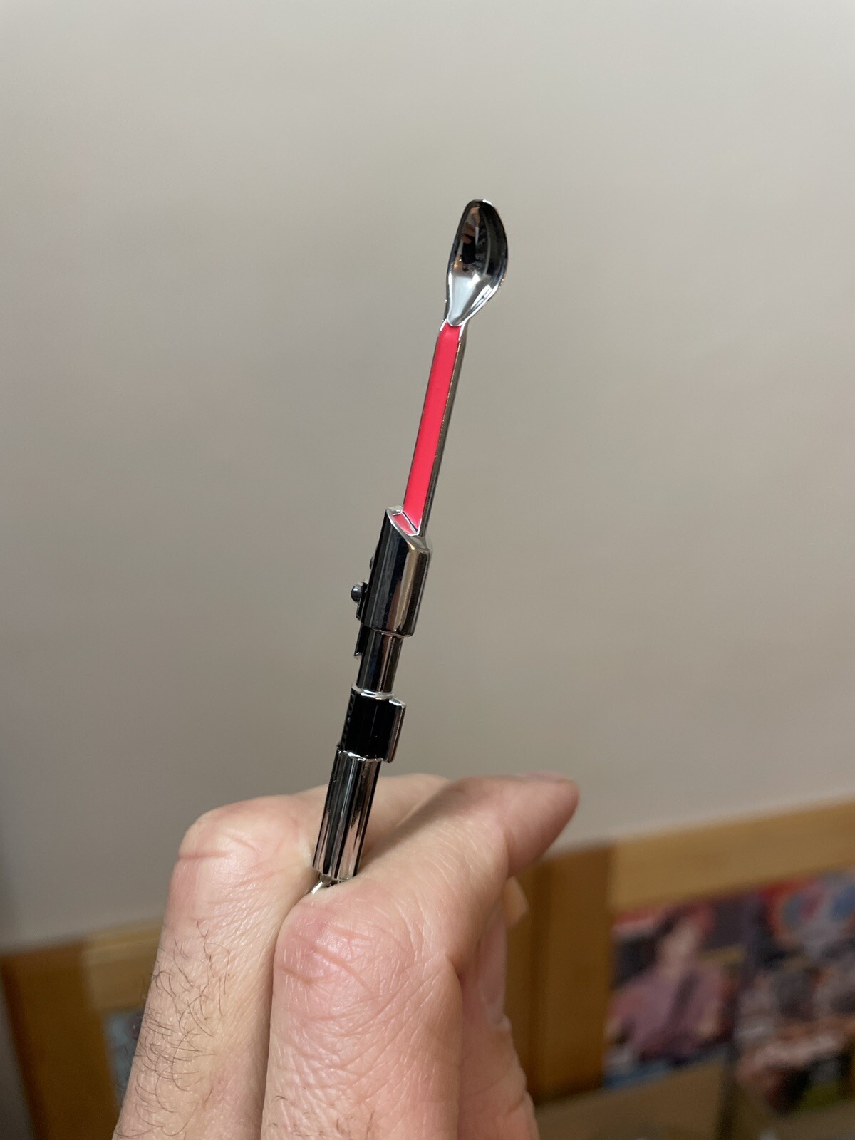 Mini Festival Pendant Necklace Tiny Light Saber Spoon Small Jedi Master