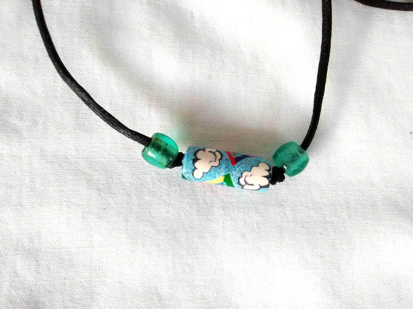 Surfer Skater Punk Ethnic Tribal Unisex Beaded Necklace 26″ Adj US Seller New