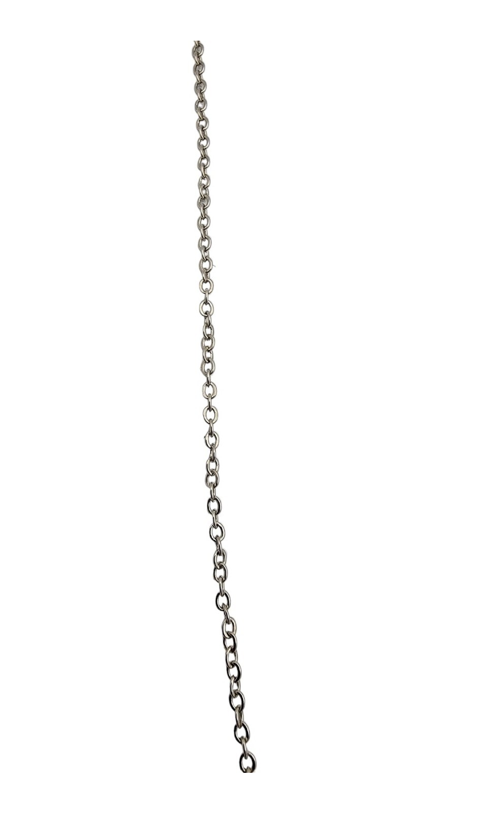 28″ Stainless Steel Victoria’s Secret PINK Mini Dog Tag Fashion Bling Necklace