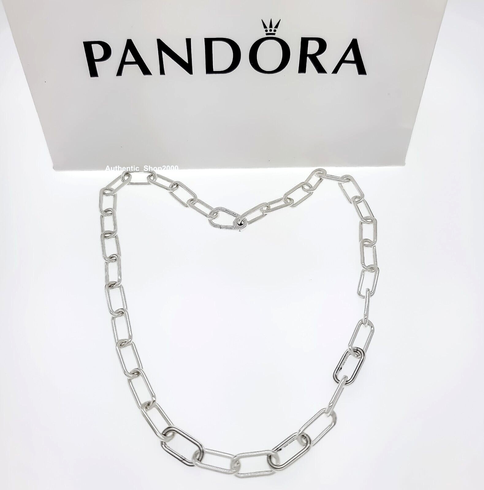 NEW 100% Authentic Pandora ME 925 Paperclip Chain Medium-Link Necklace 399590C00