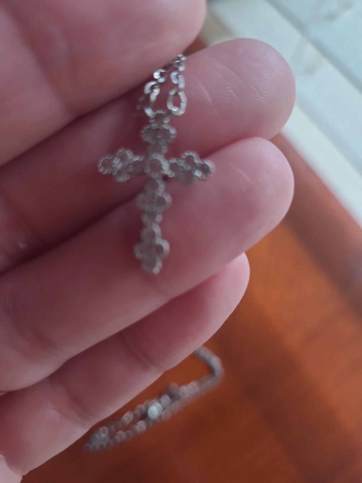 Silver Cross Necklace