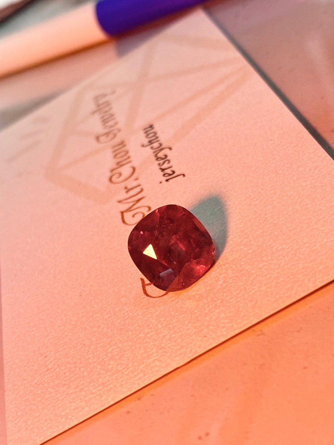 [jerseychou] Natural alexandrite 6.76 ct , GRS