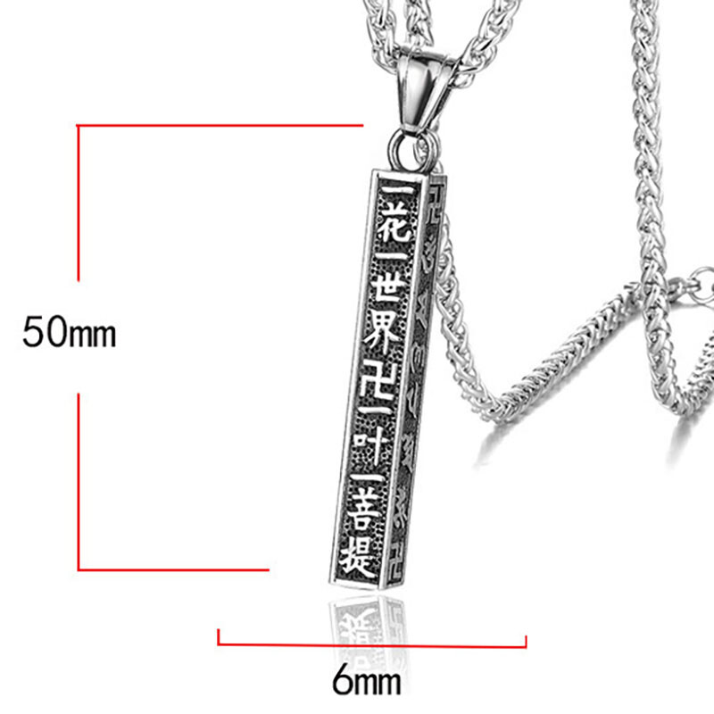 MENDEL Mens Womens Boy Buddhist Lucky Protection Amulet Pendant Necklace For Men