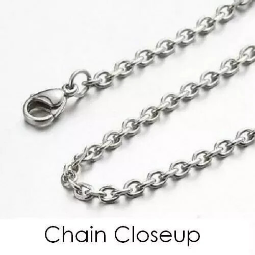SUPERMAN Genuine Necklace – 1″ silverplate steel pendant – 24″ stainless jewelry