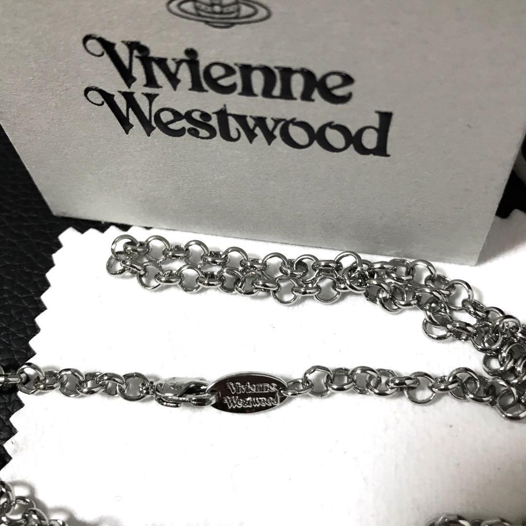 Vivienne Westwood Necklace Small Orb Silver IN BOX [E0151