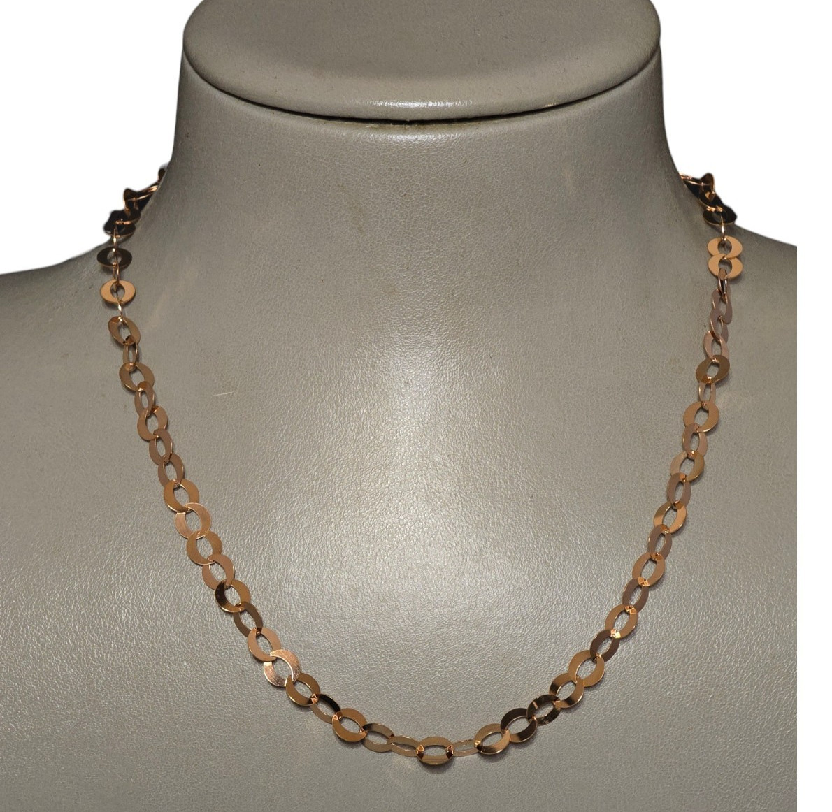 Bronze Milor Italy Women’s Dainty Bronze 20″ Chain Link Necklace NWOT