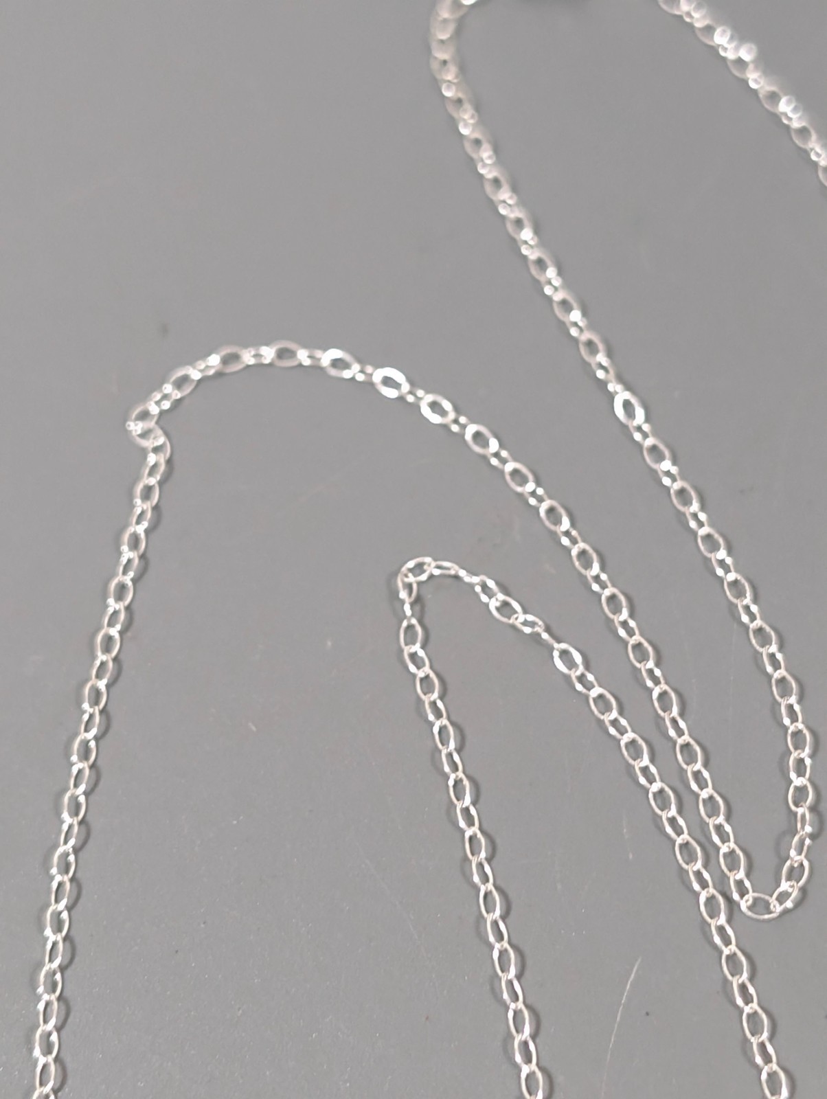 Beachy Boho Coastal Chic Faux Turquoise Bar Chain Necklace Silver Tone 18 in