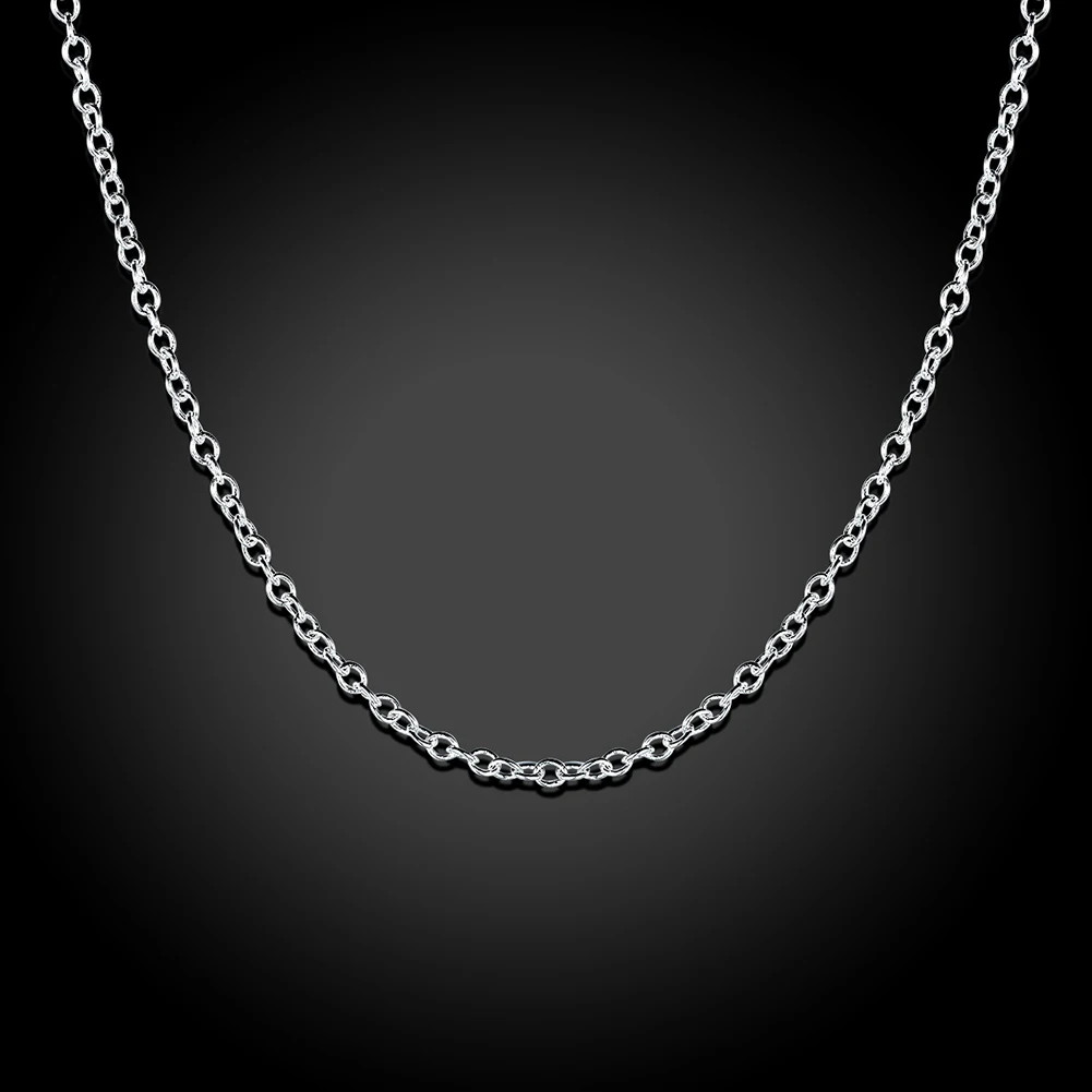 Wholesale 10pcs 925 Sterling Silver Plated 2mm Snake Chain Necklace 16″-24″