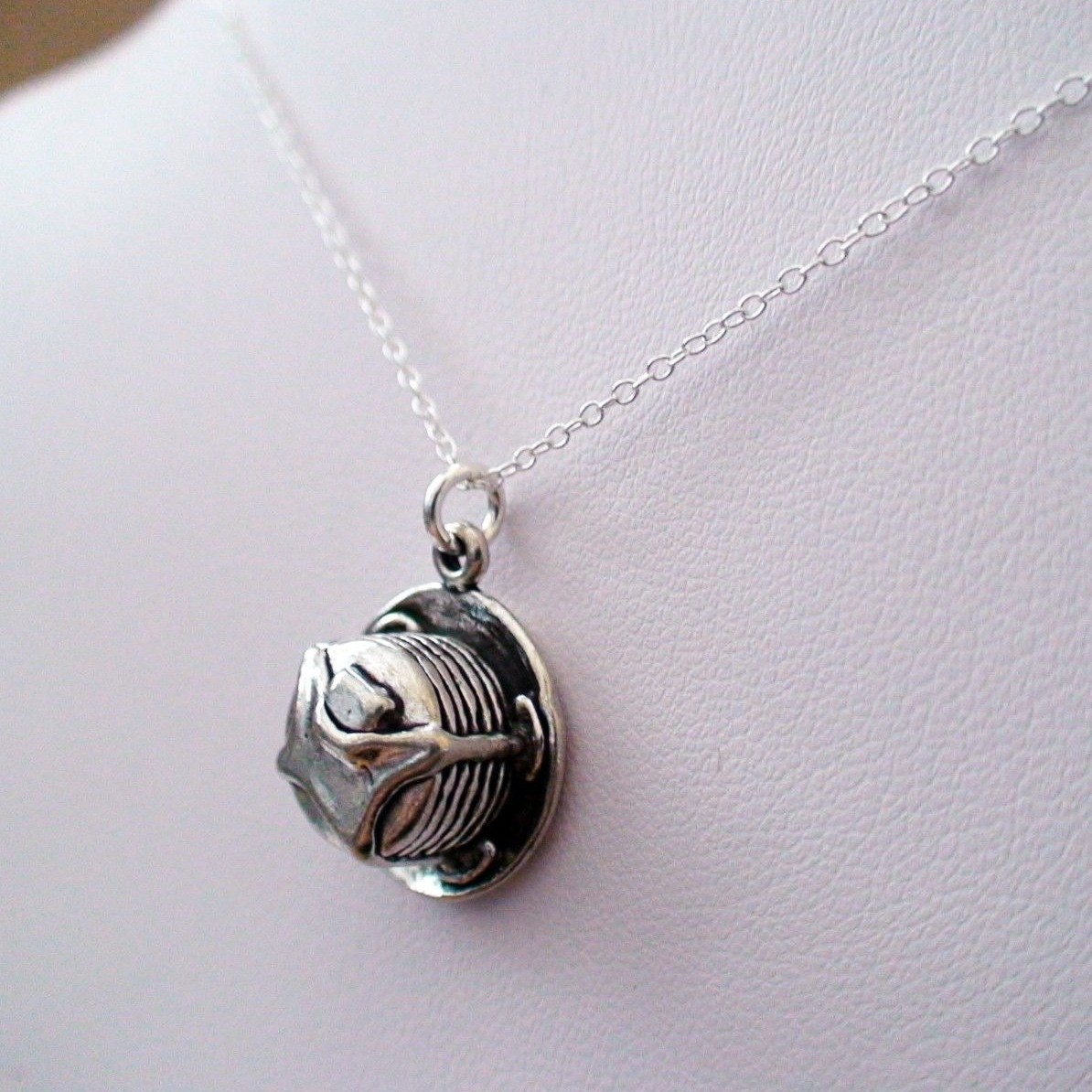 Stack of Pancakes Necklace – 925 Sterling Silver – 3D Charm Breakfast Food NEW