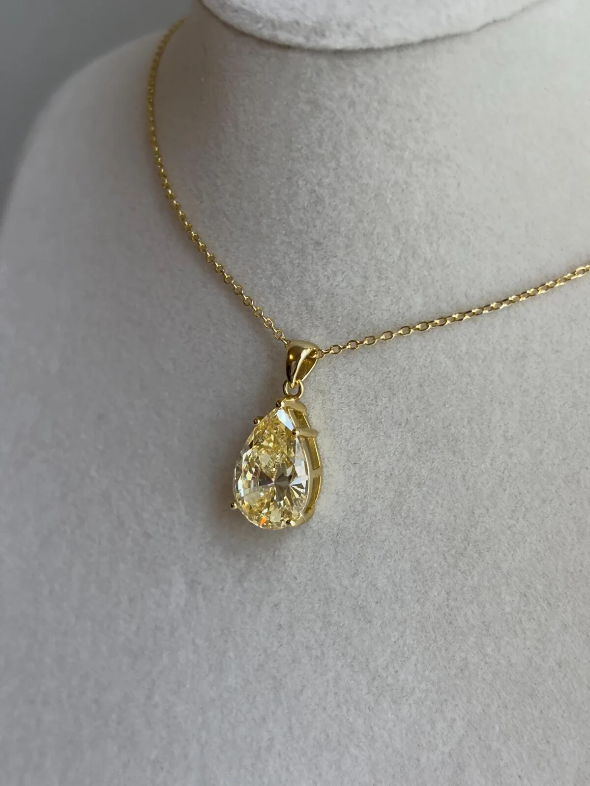 pendant for women Gemstone Yellow Gold Plated 925 Silver pendant gift for mother