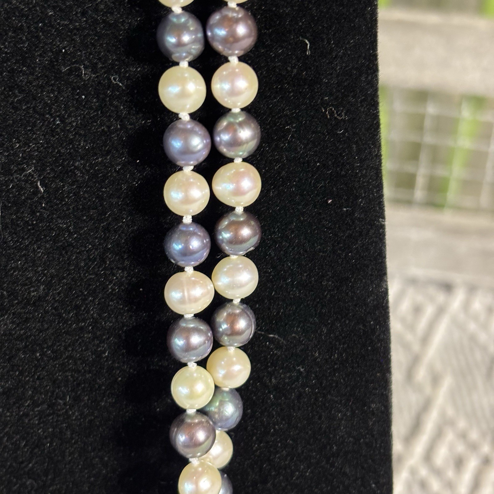 Genuine Natural 6-7mm Multi-color Freshwater Pearl Necklace 72”