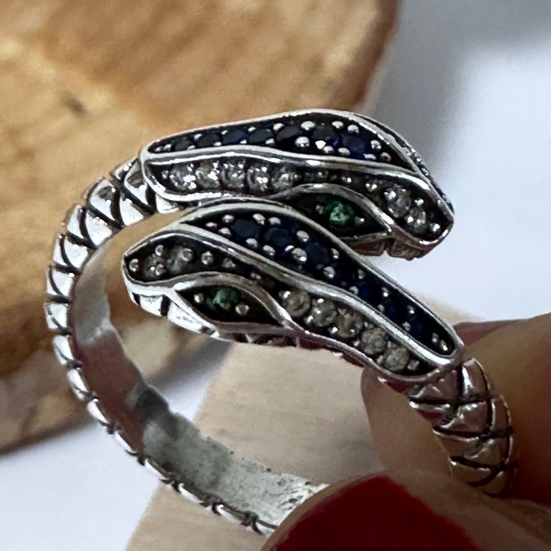Year Of The Snake Snake Ring Silver 925 Men Women Coiled Snake