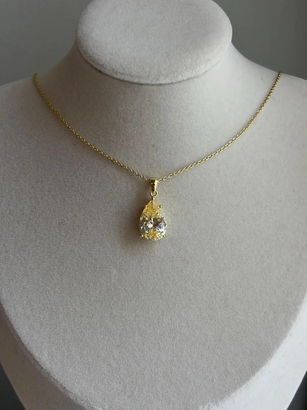 pendant for women Gemstone Yellow Gold Plated 925 Silver pendant gift for mother