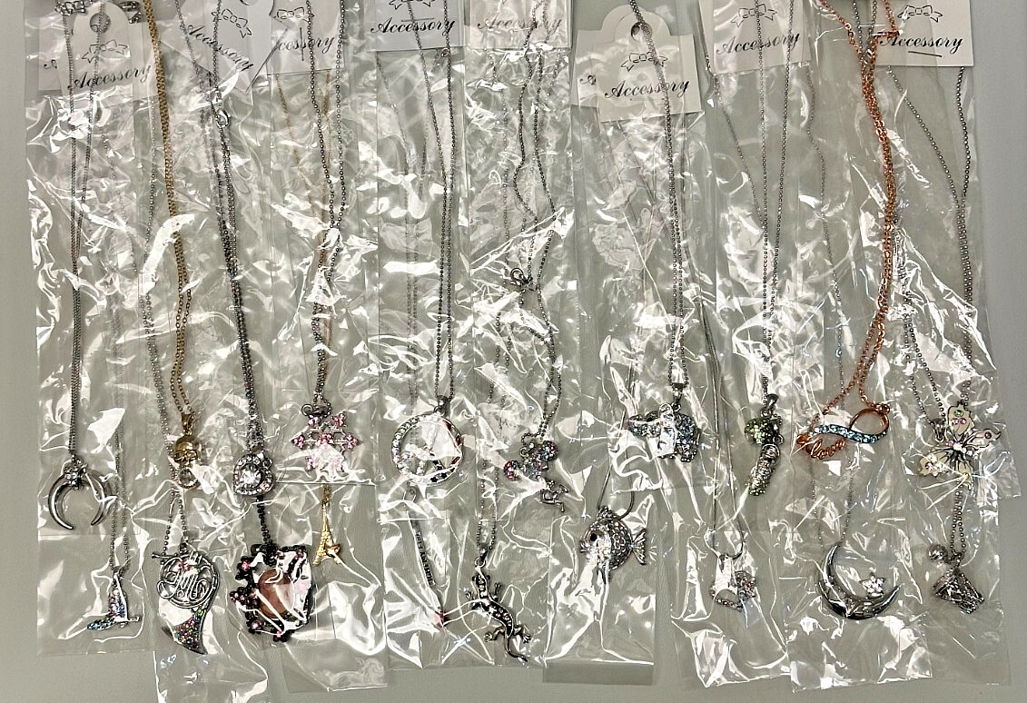New 20pcs Lot Crystal Charm Pendant Necklaces Jewelry #32 Top Quality