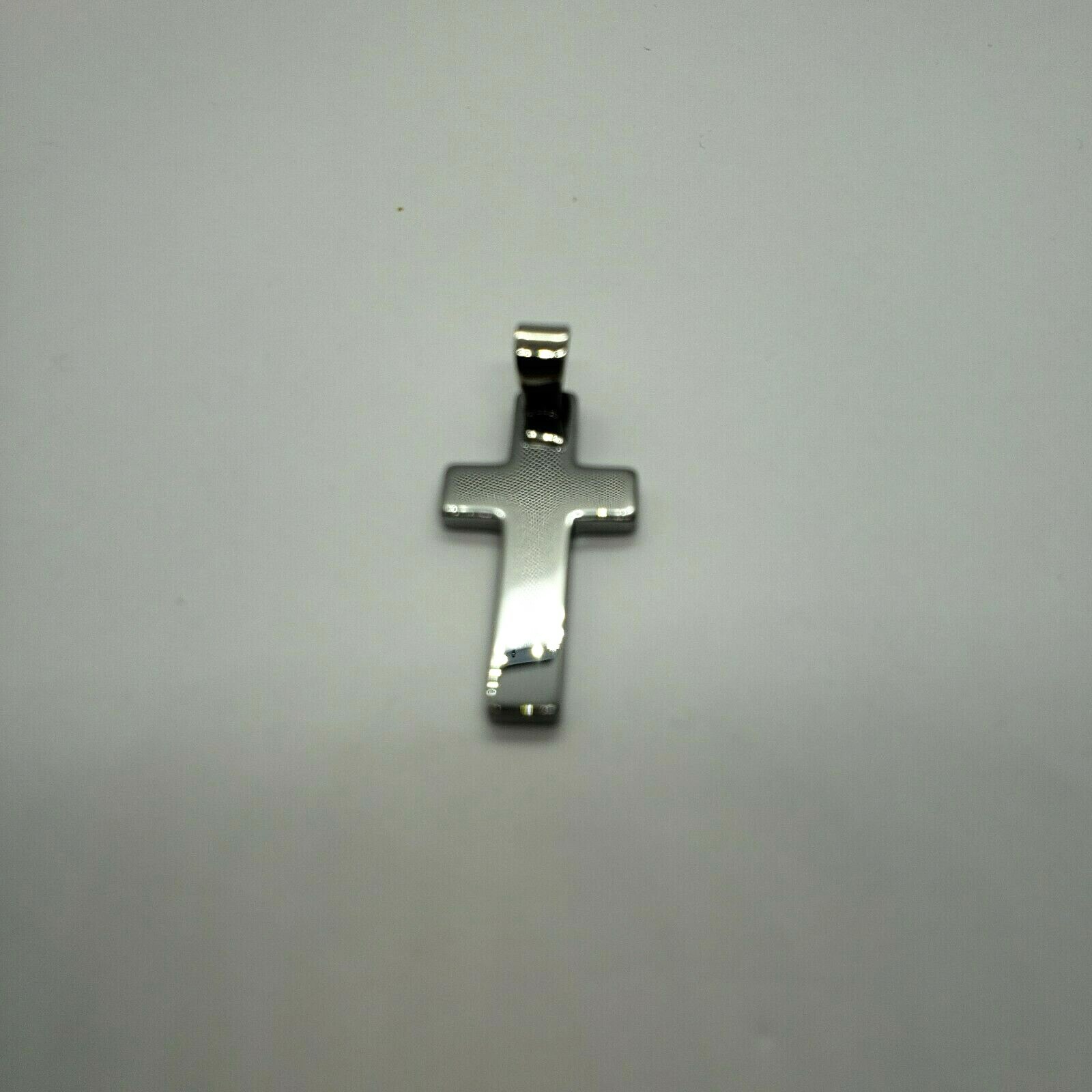 Tungsten Carbide High Polished Cross Pendant Excellent Quality 1 5/8 inches Long