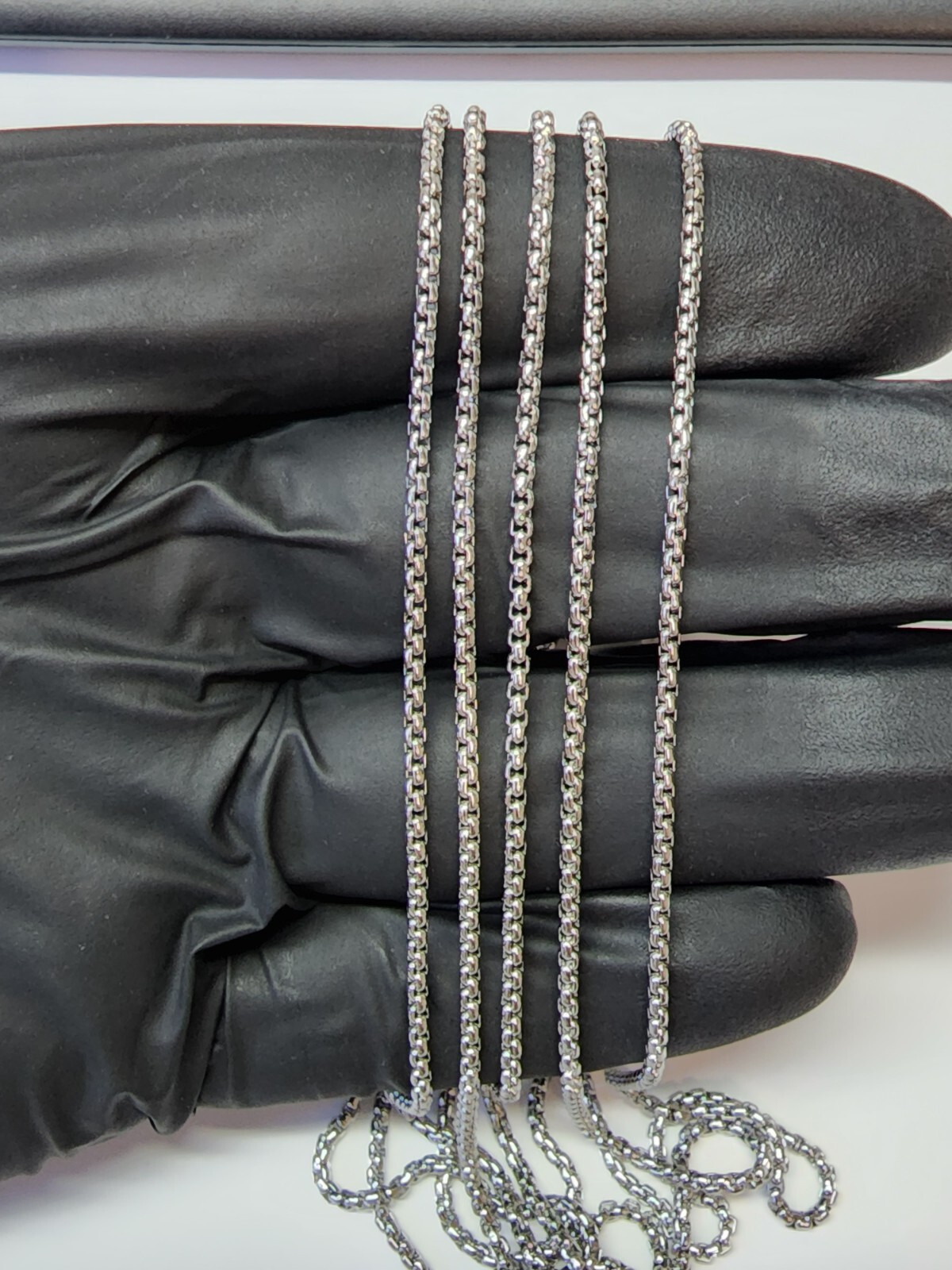 Stainless Steel Box Chain 2mm Unisex Hip Hop Jewelry For Women, Men Size 16-24in