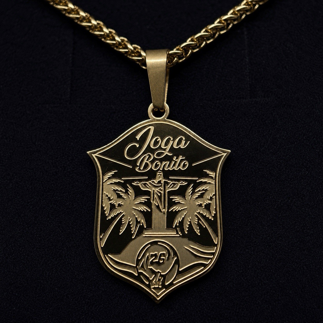 Brazil World Cup 2026 Necklace | 18K Gold Plated