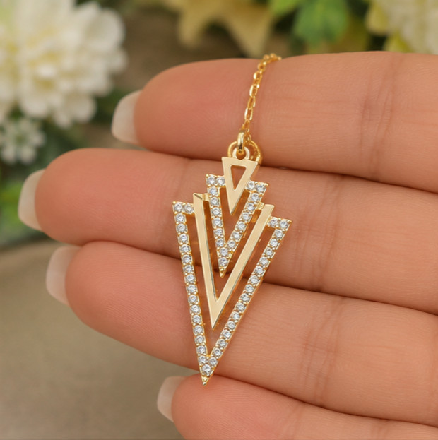2ct Round Simulated Diamond Engagement Stunning Pendant 14k Yellow Gold Plated